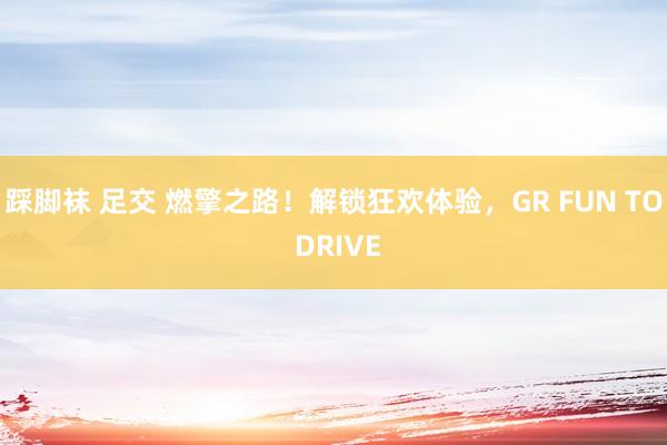 踩脚袜 足交 燃擎之路！解锁狂欢体验，GR FUN TO DRIVE