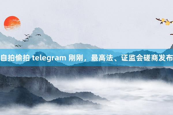 自拍偷拍 telegram 刚刚，最高法、证监会磋商发布