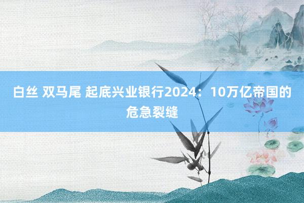 白丝 双马尾 起底兴业银行2024：10万亿帝国的危急裂缝