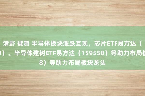 清野 裸舞 半导体板块涨跌互现，芯片ETF易方达（516350）、半导体建树ETF易方达（159558）等助力布局板块龙头