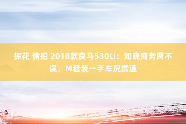 探花 偷拍 2018款良马530Li：知晓商务两不误，M套装一手车况贯通