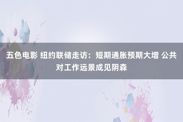 五色电影 纽约联储走访：短期通胀预期大增 公共对工作远景成见阴森